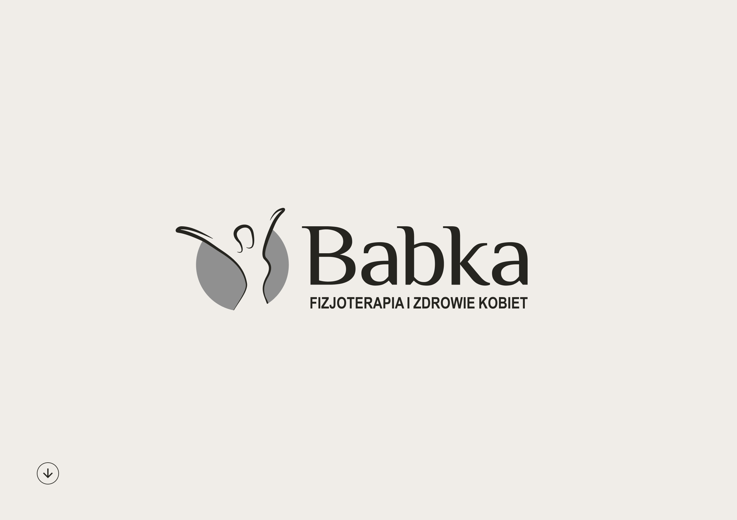 Projekt logo dla gabinetu fizjoterapeutycznego Babka. Rok realizacji 2016.