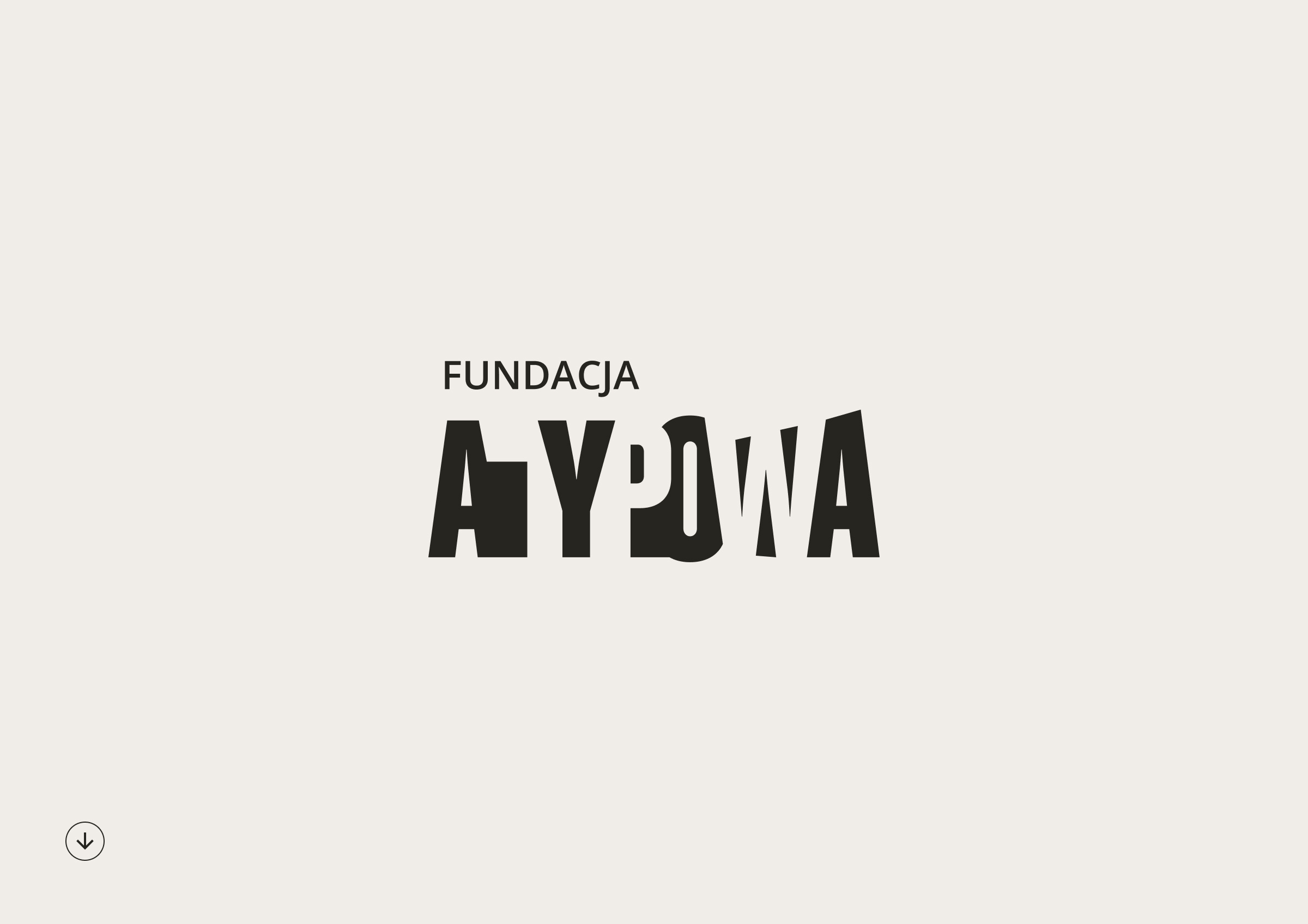 Projekt logo dla fundacji Atypowa. Rok realizacji 2020.