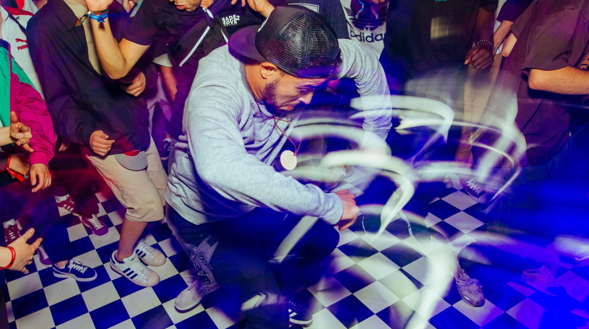 Fotorelacja z Catch The Flava 2019. Tancerze podczas wieczornego jam session.